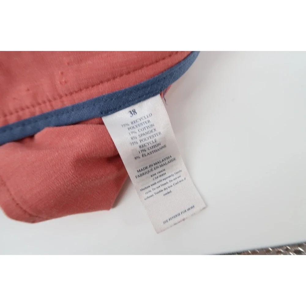 Faherty All Day Shorts Mens 38 Red Quick Dry Stretch Hybrid Casual